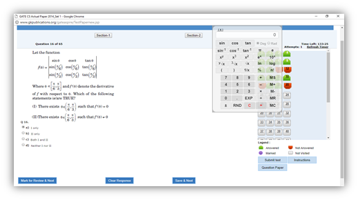 A view of CL-GKP's GATE online test series